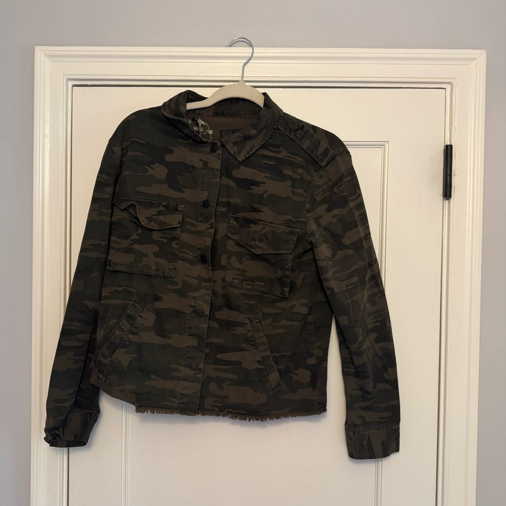 Sanctuary Olive Camouflage Jacket